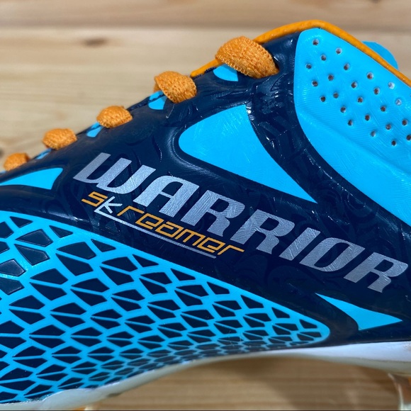 NIB Warrior Youth Skreamer Soccer Lacrosse Field Hockey Cleat  Navy/Orange - Picture 3 of 9